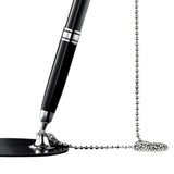 Maxbell Registry Pen with Stand Delicate Autograph Pen for Wedding Graduation Office Argent