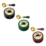 Maxbell Melting Pot Sealing Furnace Tool for Melting Seals Beads Sealing Stamp Stamp black
