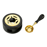 Maxbell Melting Pot Sealing Furnace Tool for Melting Seals Beads Sealing Stamp Stamp black