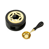 Maxbell Melting Pot Sealing Furnace Tool for Melting Seals Beads Sealing Stamp Stamp black