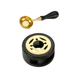 Maxbell Melting Pot Sealing Furnace Tool for Melting Seals Beads Sealing Stamp Stamp black