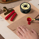 Maxbell Melting Pot Sealing Furnace Tool for Melting Seals Beads Sealing Stamp Stamp black