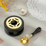Maxbell Melting Pot Sealing Furnace Tool for Melting Seals Beads Sealing Stamp Stamp black