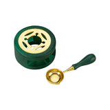 Maxbell Melting Pot Sealing Furnace Tool for Melting Seals Beads Sealing Stamp Stamp green