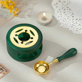 Maxbell Melting Pot Sealing Furnace Tool for Melting Seals Beads Sealing Stamp Stamp green