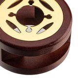 Maxbell Melting Pot Sealing Furnace Tool for Melting Seals Beads Sealing Stamp Stamp brown