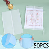Maxbell 50 Pieces Paper Envelope Liners DIY for Party Invitations Scrapbooking Cards
