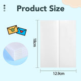 Maxbell 50 Pieces Paper Envelope Liners DIY for Party Invitations Scrapbooking Cards