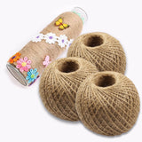 Maxbell 3Pcs 2mm Hemp Twine String for Plant Hanging Bakery Boxes Wrapping Gardening