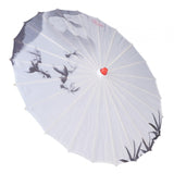Maxbell Oiled Paper Umbrella 70cm Ancient Dance Umbrella for Costumes Parties Events Style B