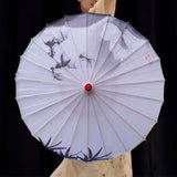 Maxbell Oiled Paper Umbrella 70cm Ancient Dance Umbrella for Costumes Parties Events Style B