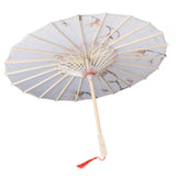 Maxbell Oiled Paper Umbrella 70cm Ancient Dance Umbrella for Costumes Parties Events Style E