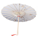 Maxbell Oiled Paper Umbrella 70cm Ancient Dance Umbrella for Costumes Parties Events Style E
