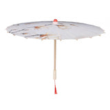 Maxbell Oiled Paper Umbrella 70cm Ancient Dance Umbrella for Costumes Parties Events Style E