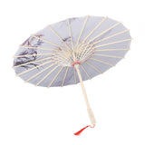 Maxbell Oiled Paper Umbrella 70cm Ancient Dance Umbrella for Costumes Parties Events Style G