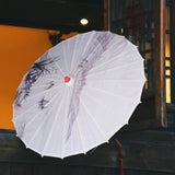 Maxbell Oiled Paper Umbrella 70cm Ancient Dance Umbrella for Costumes Parties Events Style G