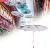 Maxbell Oiled Paper Umbrella 70cm Ancient Dance Umbrella for Costumes Parties Events Style G