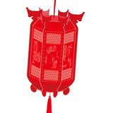 Maxbell Red Chinese Lantern Chinese New Year Lantern DIY Craft Set for Home Festival