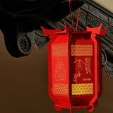 Maxbell Red Chinese Lantern Chinese New Year Lantern DIY Craft Set for Home Festival