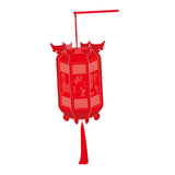 Maxbell Red Chinese Lantern Chinese New Year Lantern DIY Craft Set for Home Festival