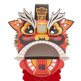 Maxbell Chinese Spring Festival Lion Dance DIY Crafts Kit for Holiday New Year Decor Red