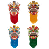 Maxbell Chinese Spring Festival Lion Dance DIY Crafts Kit for Holiday New Year Decor Red