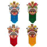 Maxbell Chinese Spring Festival Lion Dance DIY Crafts Kit for Holiday New Year Decor Red