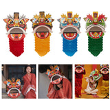 Maxbell Chinese Spring Festival Lion Dance DIY Crafts Kit for Holiday New Year Decor Red