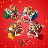 Maxbell Chinese Spring Festival Lion Dance DIY Crafts Kit for Holiday New Year Decor Red