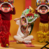 Maxbell Chinese Spring Festival Lion Dance DIY Crafts Kit for Holiday New Year Decor Red