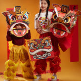 Maxbell Chinese Spring Festival Lion Dance DIY Crafts Kit for Holiday New Year Decor Red