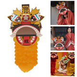 Maxbell Chinese Spring Festival Lion Dance DIY Crafts Kit for Holiday New Year Decor Yellow