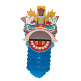 Maxbell Chinese Spring Festival Lion Dance DIY Crafts Kit for Holiday New Year Decor Blue