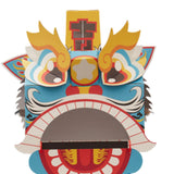 Maxbell Chinese Spring Festival Lion Dance DIY Crafts Kit for Holiday New Year Decor Blue
