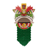 Maxbell Chinese Spring Festival Lion Dance DIY Crafts Kit for Holiday New Year Decor Green
