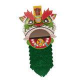 Maxbell Chinese Spring Festival Lion Dance DIY Crafts Kit for Holiday New Year Decor Green