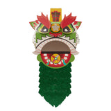 Maxbell Chinese Spring Festival Lion Dance DIY Crafts Kit for Holiday New Year Decor Green