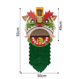 Maxbell Chinese Spring Festival Lion Dance DIY Crafts Kit for Holiday New Year Decor Green