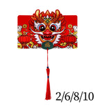 Maxbell Chinese New Year Red Envelope Wedding Present Gift Packet Hongbao Red Packet 2 Card Slots