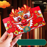 Maxbell Chinese New Year Red Envelope Wedding Present Gift Packet Hongbao Red Packet 2 Card Slots