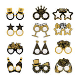 Maxbell 12Pcs New Year Eyeglasses 2024 for Holiday Party Favors Supplies Adults Kids
