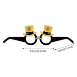 Maxbell 12Pcs New Year Eyeglasses 2024 for Holiday Party Favors Supplies Adults Kids