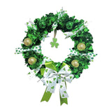Maxbell Saint Patrick's Day Wreath Rustic Front Door Wreath for Props Window Wedding