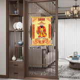 Maxbell Chinese God of Wealth Scroll Chinese New Year Decoration Gift for Home Party