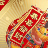 Maxbell Chinese God of Wealth Scroll Chinese New Year Decoration Gift for Home Party