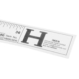 Max 90cm Self Adhesive Measure Tape Vinyl White Ruler