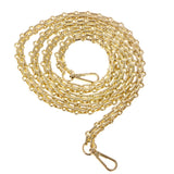 Purse Handbag Shoulder Bag Replacement Chain Strap Handle Gold 128x1.2cm