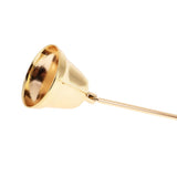 Candle Snuffer Stainless Steel Candle Extinguisher Extinguish Candles Safely Gold Plated 24cm