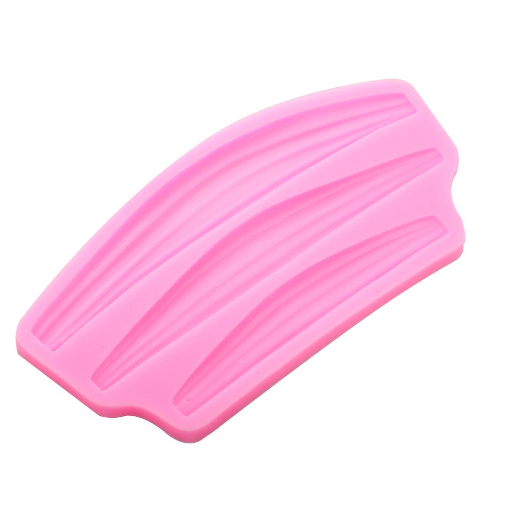Maxbell  Silicone Fondant Cake Mould Wedding Cake Border Ribbons Pattern for DIY Cake Decoration