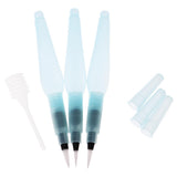 Maxbell 3 Pieces/Set Water Brush Pens Assorted Tips